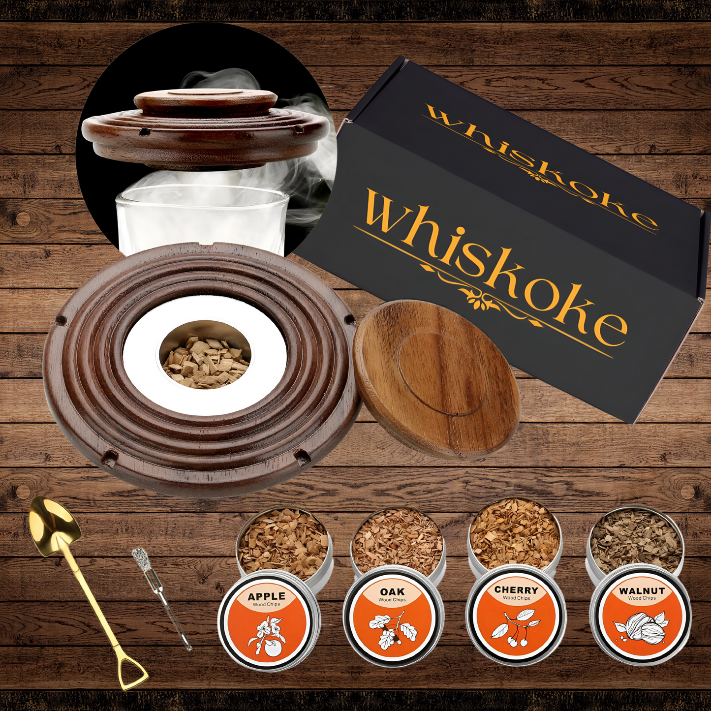 Whiskoke™ Whiskey Smoker Set